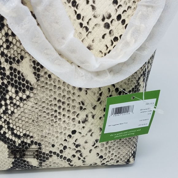 🔽 Kate spade emerson snake lorie shoulder bag nwt - Picture 4 of 8